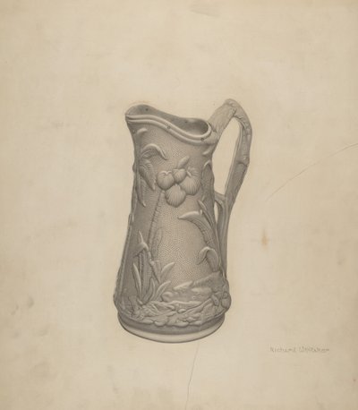Parian Ware Sirup Mugge av Richard Whitaker