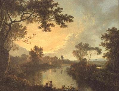Utsikt over elven Dee nær Eaton Hall av Richard Wilson