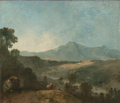 Cader Idris, med Mawddach-elven, ca. 1774. av Richard Wilson