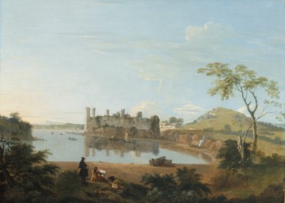 Caernarvon Castle, ca. 1744 (olje på lerret) av Richard Wilson