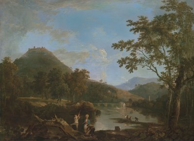 Dinas Bran fra Llangollen av Richard Wilson