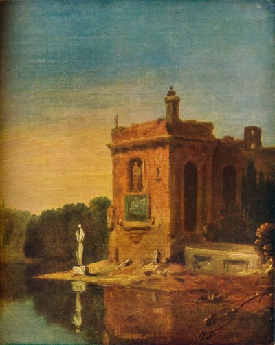 Italiensk scene, c1744 av Richard Wilson