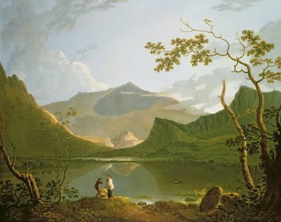 Snowdon (olje på lerret) av Richard Wilson