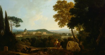 St. Peters og Vatikanet fra Janiculum, Roma av Richard Wilson