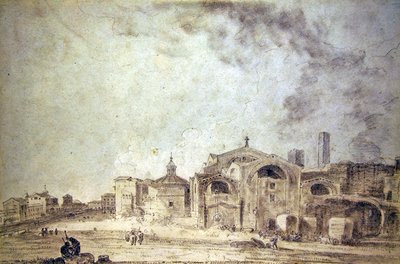 The Baths of Diocletian, Roma av Richard Wilson