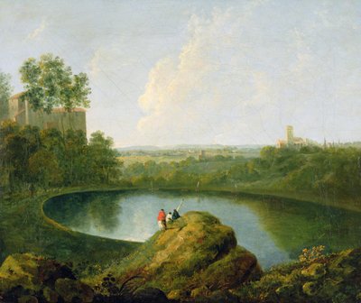 The Head of Lake Nemi (olje på lerret) av Richard Wilson