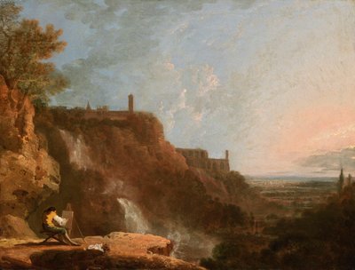 Palasset i Mykene, Tivoli, og utsikt mot Roma i det fjerne av Richard Wilson