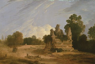 The Tomb of the Horatii og Curiatii (olje på lerret) av Richard Wilson