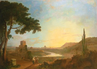 Utsikt over Tiberen av Richard Wilson