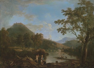 Dinas Bran fra Llangollen av Richard Wilson