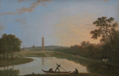 Kew Gardens: The Pagoda and Bridge [1985, Cormack, YCBA Concise Catalogue] av Richard Wilson