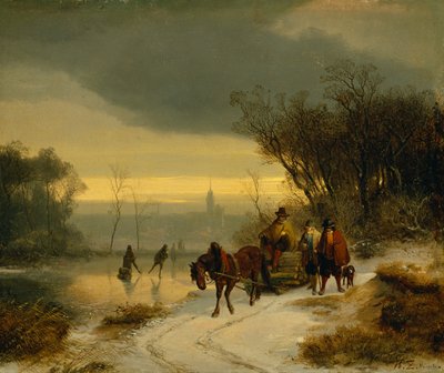 Vinterlandskap av Richard Zimmerman