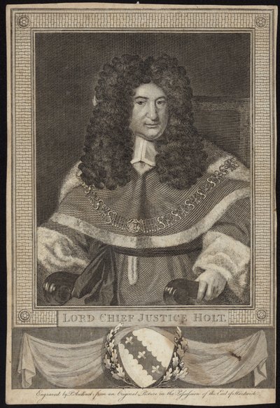 Lord Chief Justice Holt av Richard van Bleeck