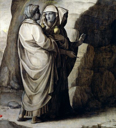 De hellige kvinnene ved graven av Ridolfo , Il Ghirlandaio
