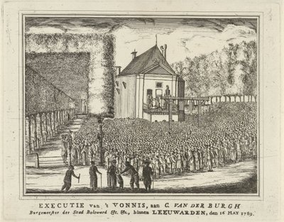 Henrettelse av Cornelis van den Burgh, 1789 Henrettelse av 