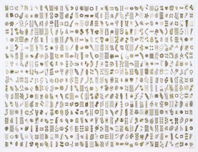 Mikrarium nr. 10, 2017 (blekk på papir) av Rika Newcombe