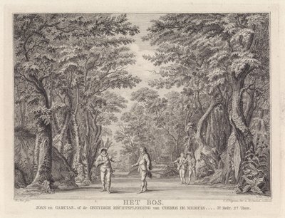 The Death of Johan and Garcias: Four Men in the Woods The Woods (tittel på objekt) av Robbert Muys