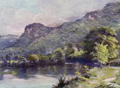 Church Pool, Bettws-y-Coed (farge litho) av Robert (after) Fowler