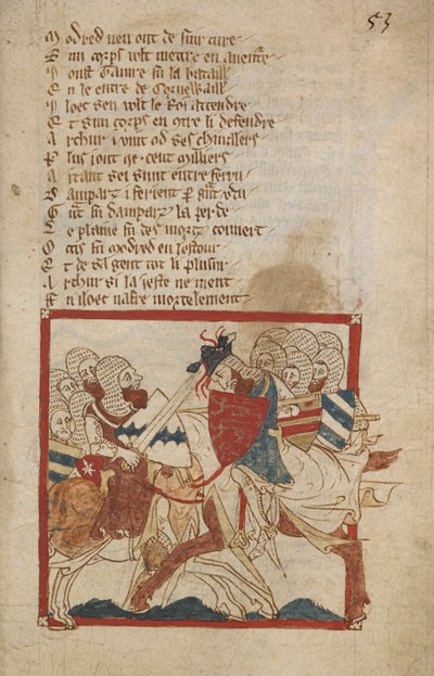 Arthur Mortally Wounded, illustrasjon fra 