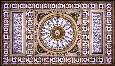 Design for taket i biblioteket på Osterley House, setet til Robert Child Esq. av Robert Adam