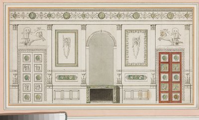 Design for veggdekorasjoner av Robert Adam