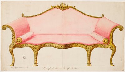 Sofa til Sir Lawrence Dundas av Robert Adam