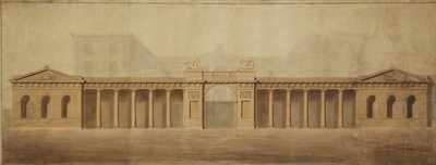 The Old Admiralty Screen, slutten av 1700-tallet. av Robert Adam
