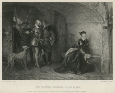 Prinsesse Elizabeth i tårnet av Robert Alexander Hillingford