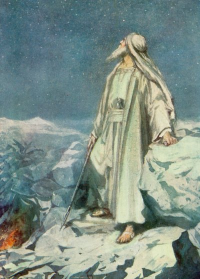 Counting the Stars (farge litho) av Robert Ambrose Dudley