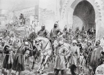 Tyrkernes inntreden i Bagdad av Robert Ambrose Dudley