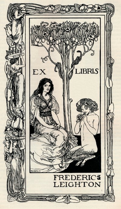 En bokplate, 1894, 1894 av Robert Anning Bell