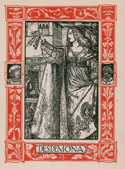 Desdemona, Othello av Robert Anning Bell