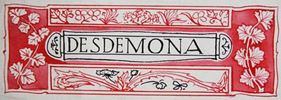 Desdemona, fra Shakespeares heltinner av Anna Murphy Jameson av Robert Anning Bell