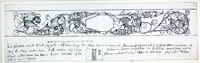 Design for sluttpapir, ca. 1895 (penn og blekk på papir) av Robert Anning Bell
