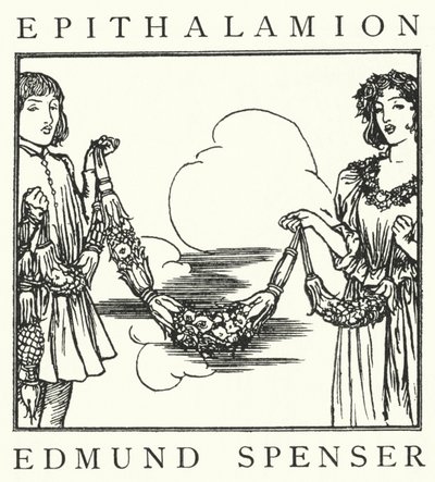 Epithalamion, Edmund Spenser (litho) av Robert Anning Bell