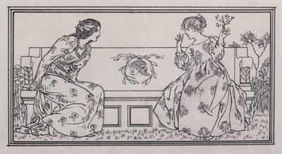 Helena og Hermia av Robert Anning Bell