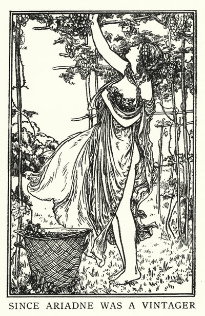 Illustrasjon for dikt av John Keats: Endymion (litho) av Robert Anning Bell