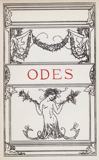 Illustrasjon for dikt av John Keats: Odes (litho) av Robert Anning Bell