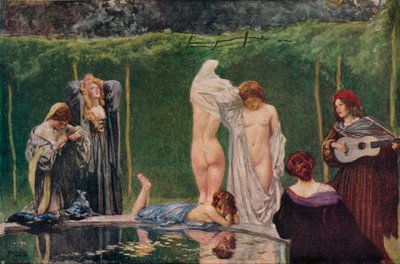 The Pool, 1906, 1918 av Robert Anning Bell