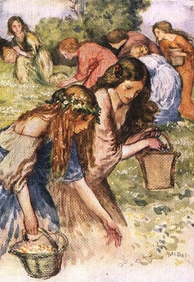 Det er en eng ved siden av elven, en flokk nymfer jeg tilfeldigvis oppdaget, fra Palgrave