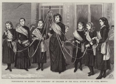 Fremføring av Haydns lekesymfoni av Children of the Royal Asylum of St Anne, Redhill av Robert Barnes
