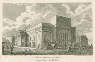 Covent Garden Theatre, Westminster, London av Robert Blemell Schnebbelie