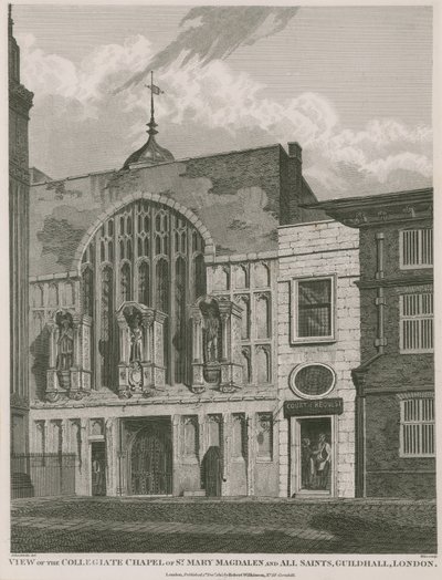 Utsikt over Collegiate Chapel of St Mary Magdalen og All Saint