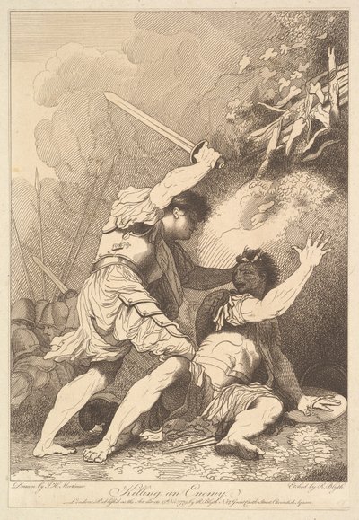 Killing an Enemy, 15. november 1779. av Robert Blyth
