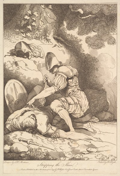 Stripping the Slain, 15. november 1779. av Robert Blyth
