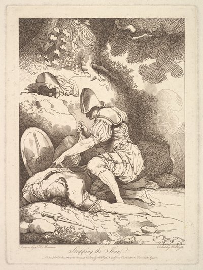 Stripping the Slain, 15. november 1779. av Robert Blyth
