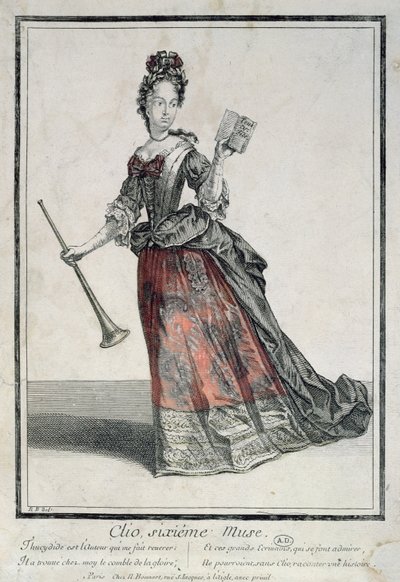 Clio, Muse of Epic Poetry and History av Robert Bonnart