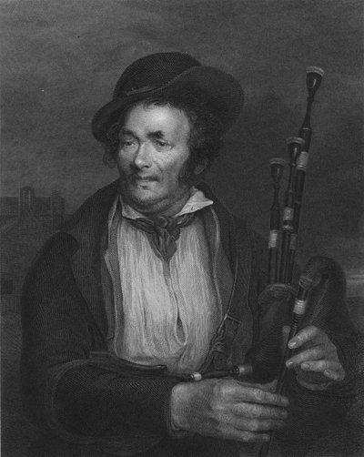 Sekkepiperen, c1845 av Robert Charles Bell