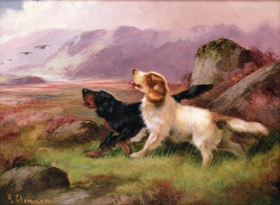 Gundogs (en av et par) av Robert Cleminson