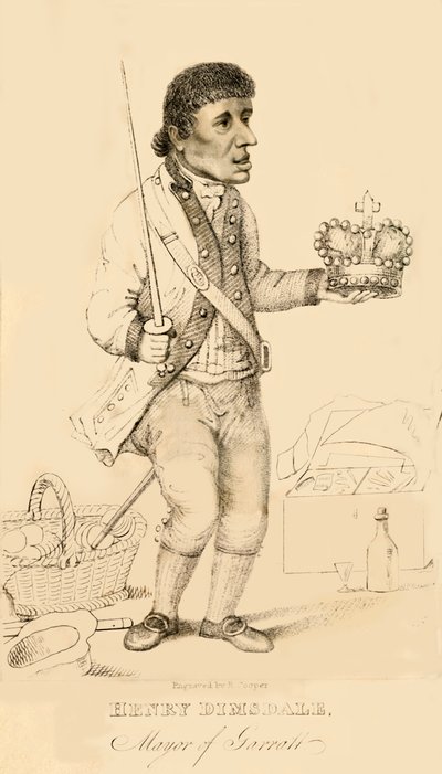 Henry Dimsdale, ordfører i Garratt, 1821. av Robert Cooper